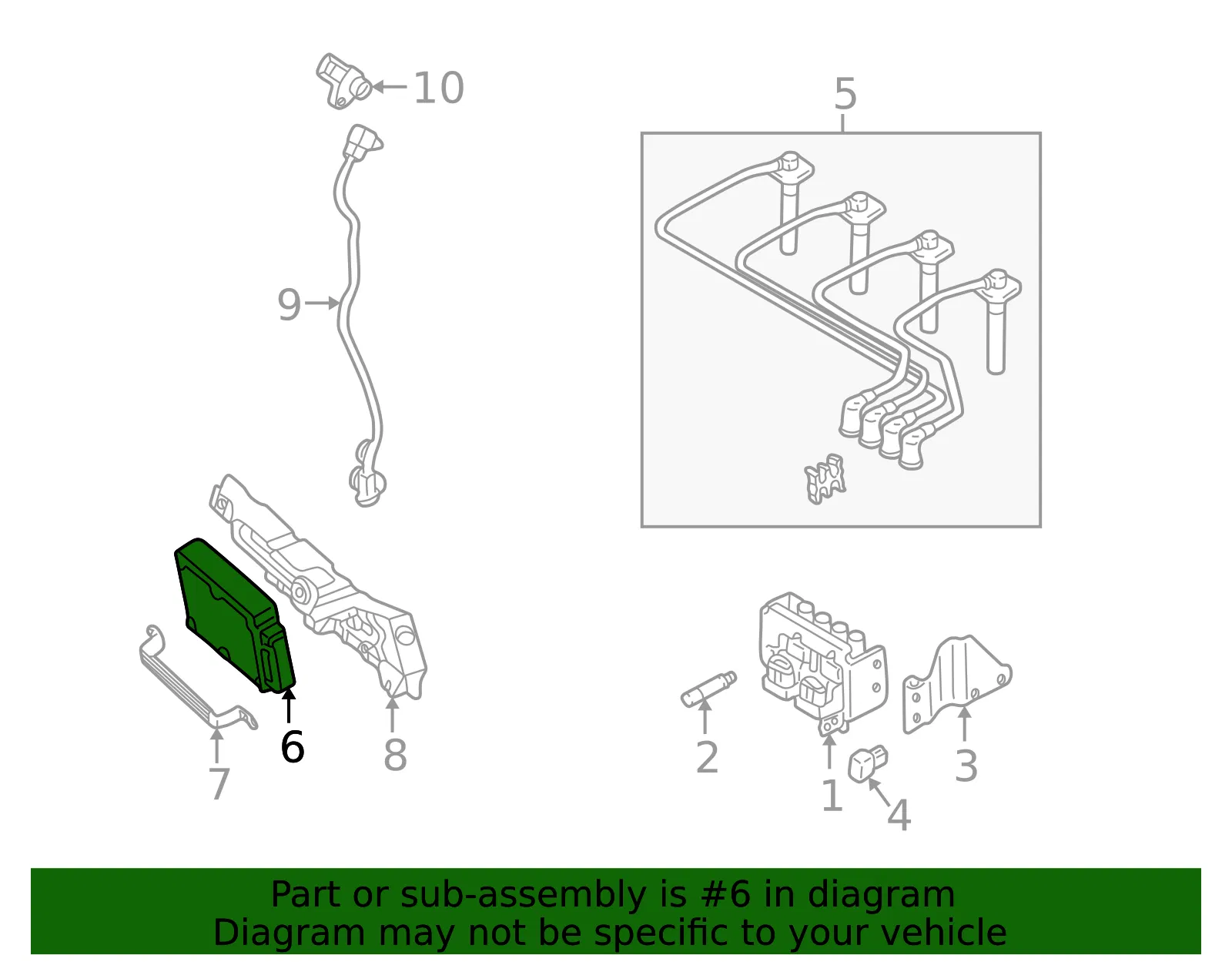 Engine Control Module (ECM) - Mazda (fpa418881e) - view 2