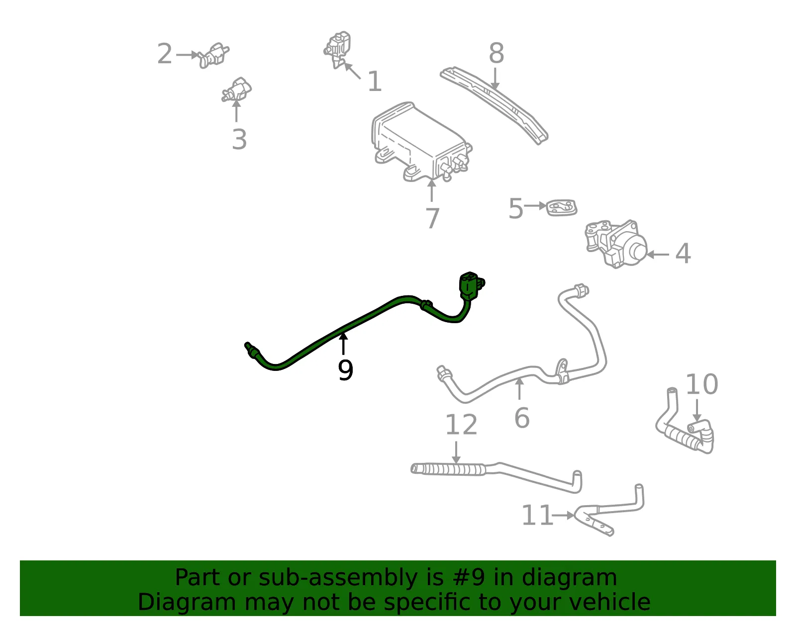 Oxygen Sensor - Mazda (fsd718861a) - view 2