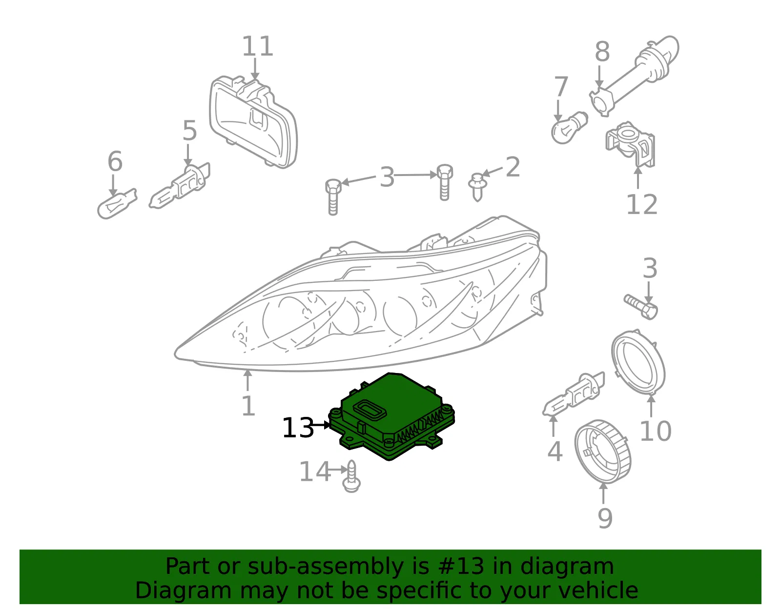 Control Module - Mazda (g22e510h3a) - view 2