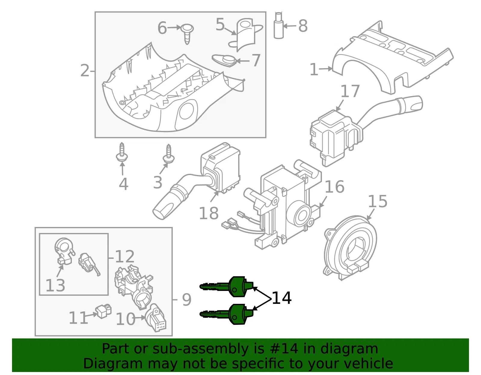 Key - Mazda (g2ya762gxb) - view 2