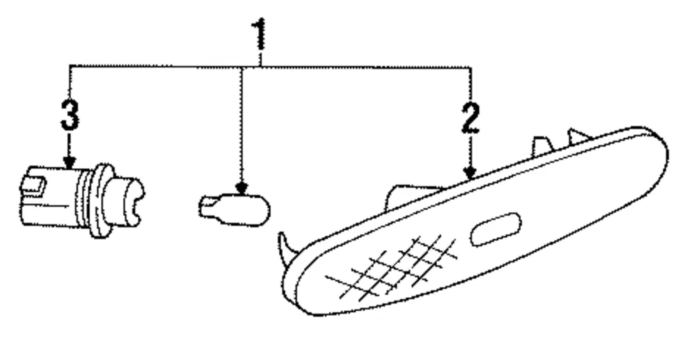 Side Marker Lamp - Mazda (ga2a515e0a)