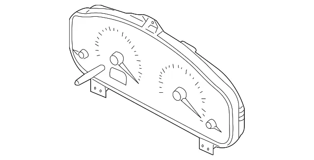 Instrument Cluster - Mazda (gas755471a)