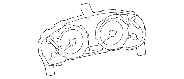 Instrument Cluster - Mazda (gbj255471c)