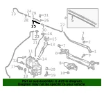 Windshield Washer Hose Connector - Mazda (gbje67501) - view 4