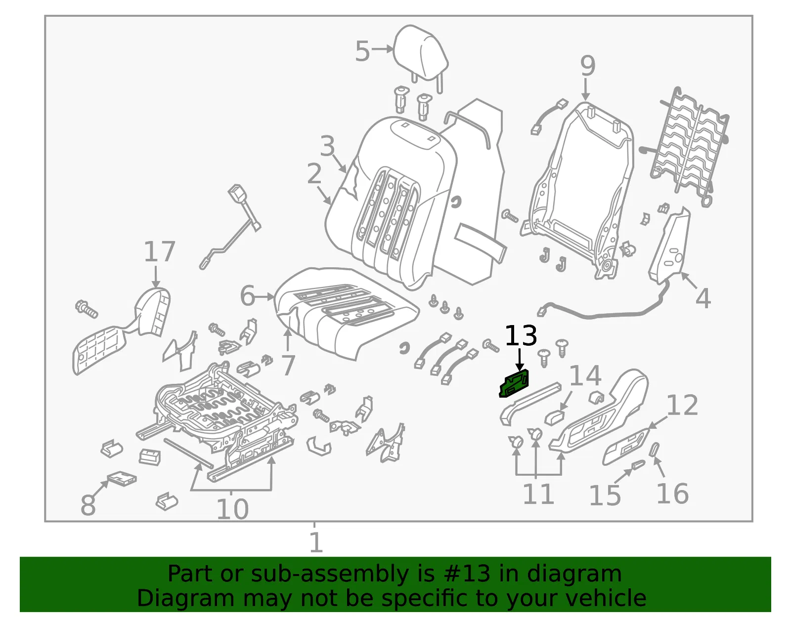 Seat Memory Switch - Mazda (gbvg88158) - view 2