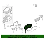 Cluster Assembly - Mazda (gdel55471) - view 4