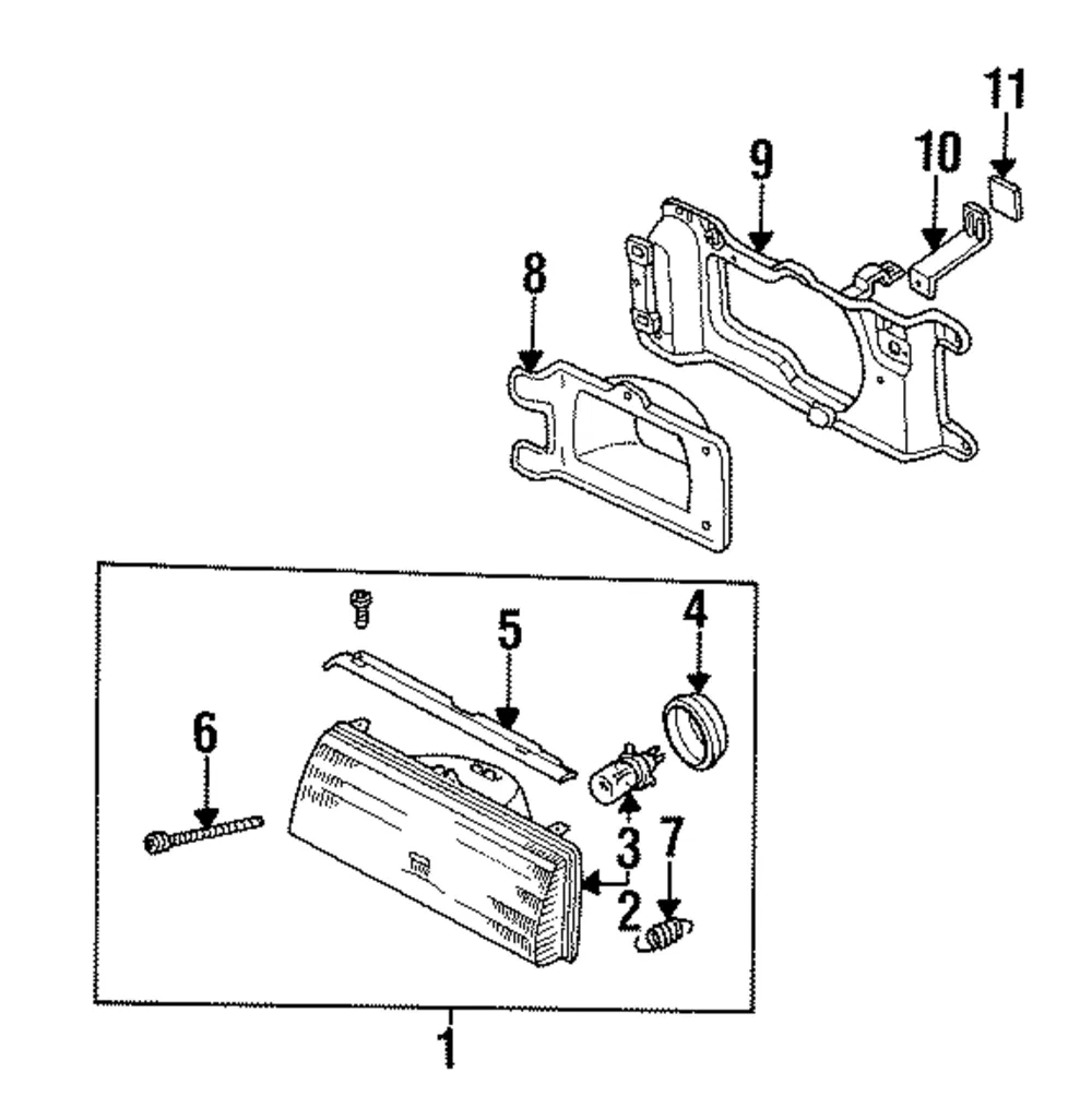 Headlamp Assembly Screw - Mazda (ge6051037)