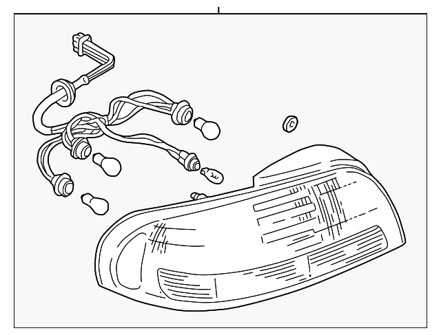 Tail Light Assembly - Mazda (gg2a51150b)