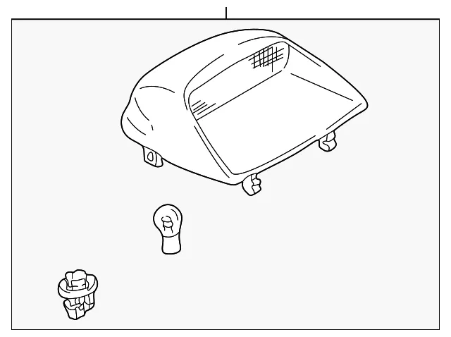 Center High Mount Stop Light - Mazda (gg2a5158080)