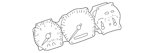 Instrument Cluster Assembly - Mazda (gg2c55476a)