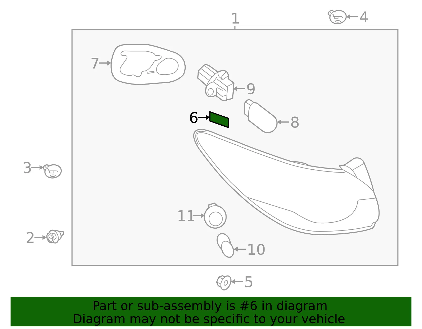 Tail Lamp Assembly Protector - Mazda (ghk151159) - view 2
