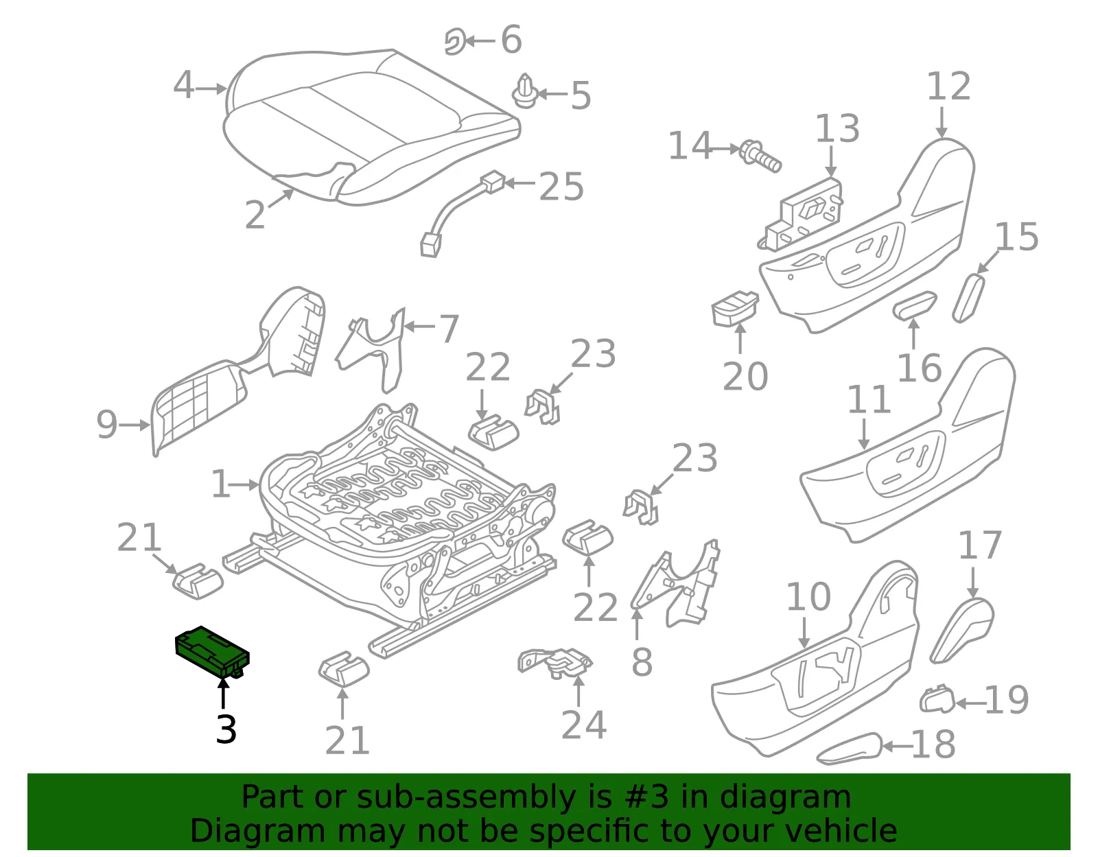 Seat Memory Control Module - Mazda (ghl2675j0) - view 2