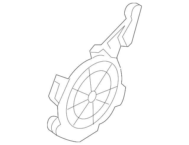 HVAC Re-Circulation Door Actuator Link - Mazda (ghr161a30)