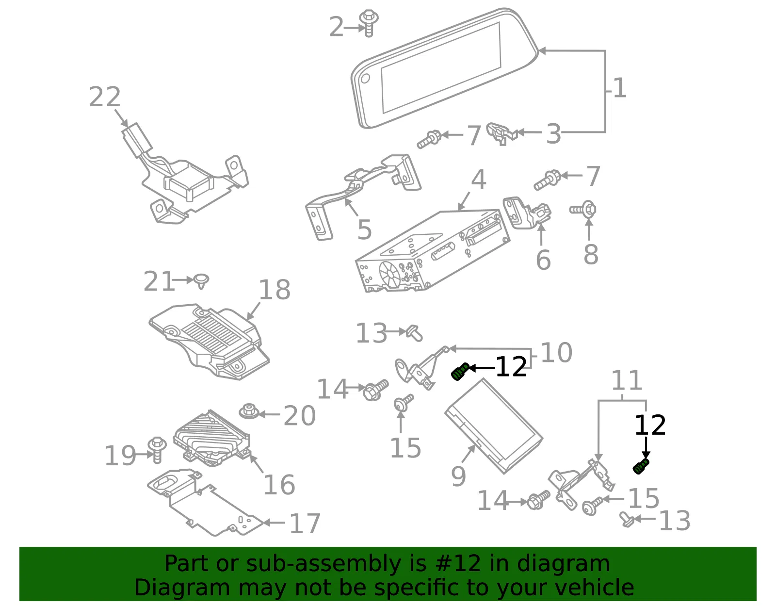 Control Module Grommet - Mazda (gj2167992) - view 2