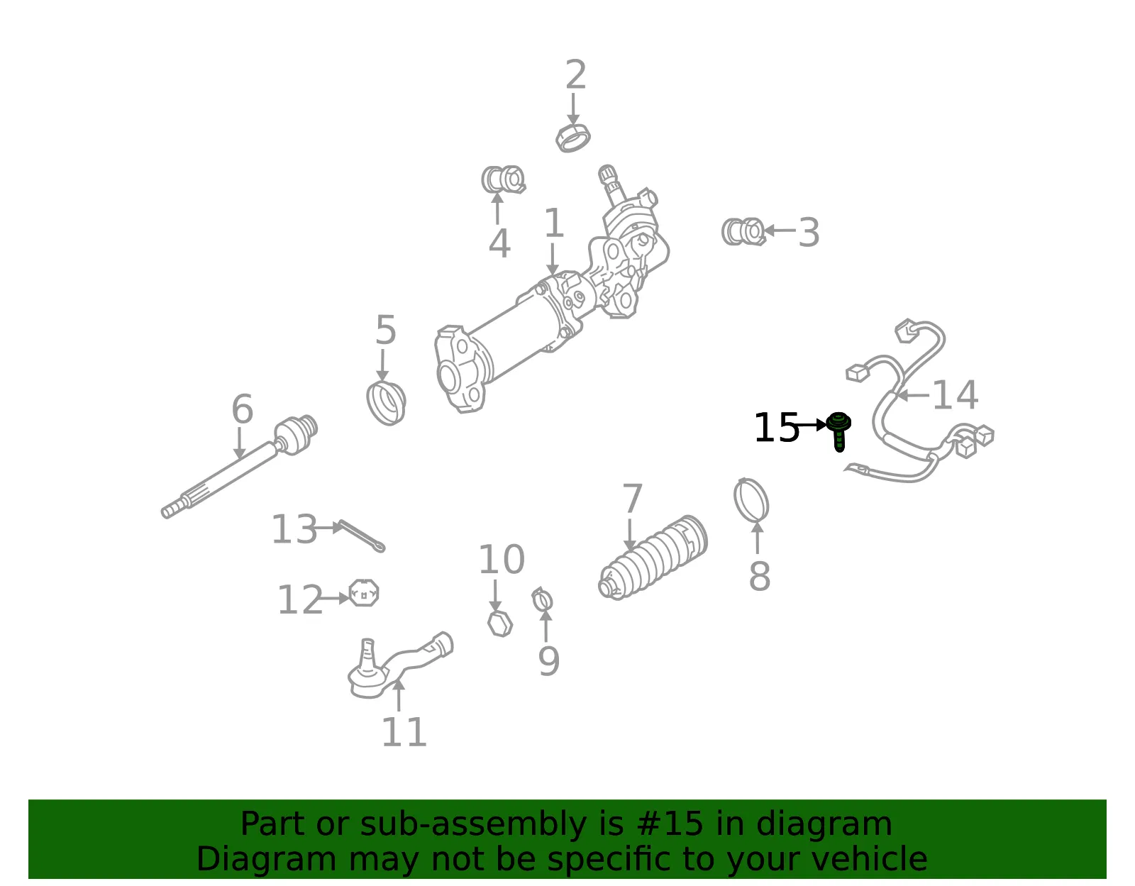 Harness Screw - Mazda (gj6a67eb1a) - view 2