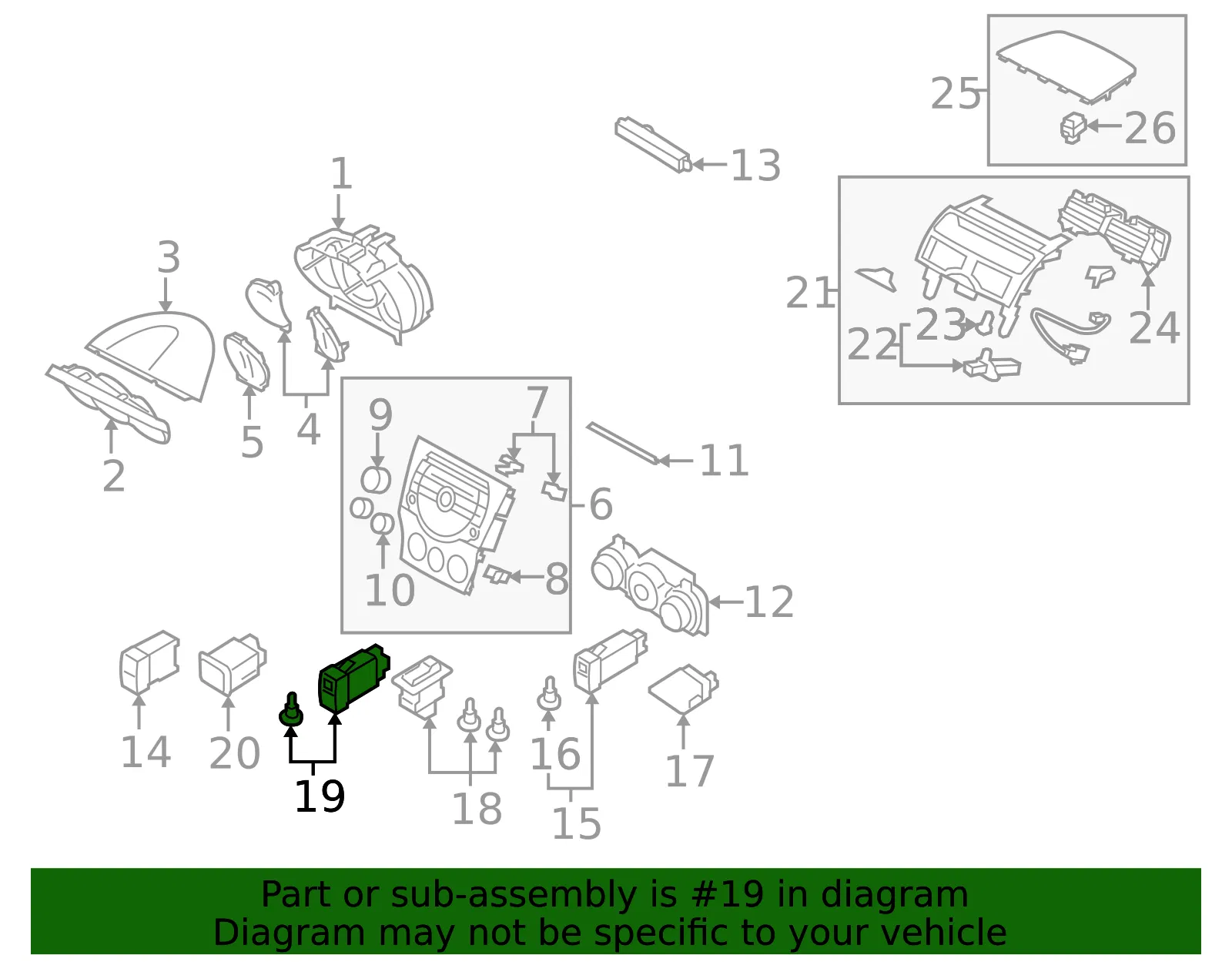 Switch - Mazda (gj6e664t0) - view 2
