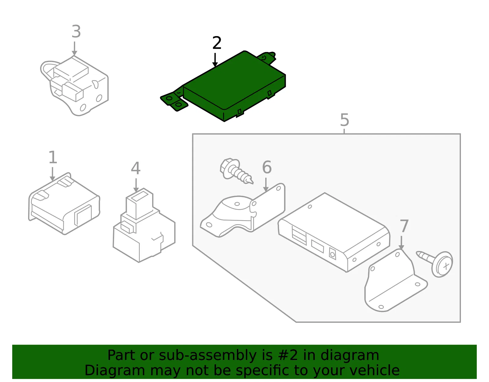 Mobile Phone Control Module - Mazda (gjr966dh0d) - view 2