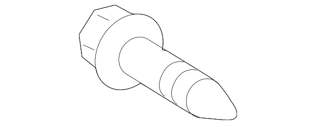 Lock Switch Screw - Mazda (gk2a58304)