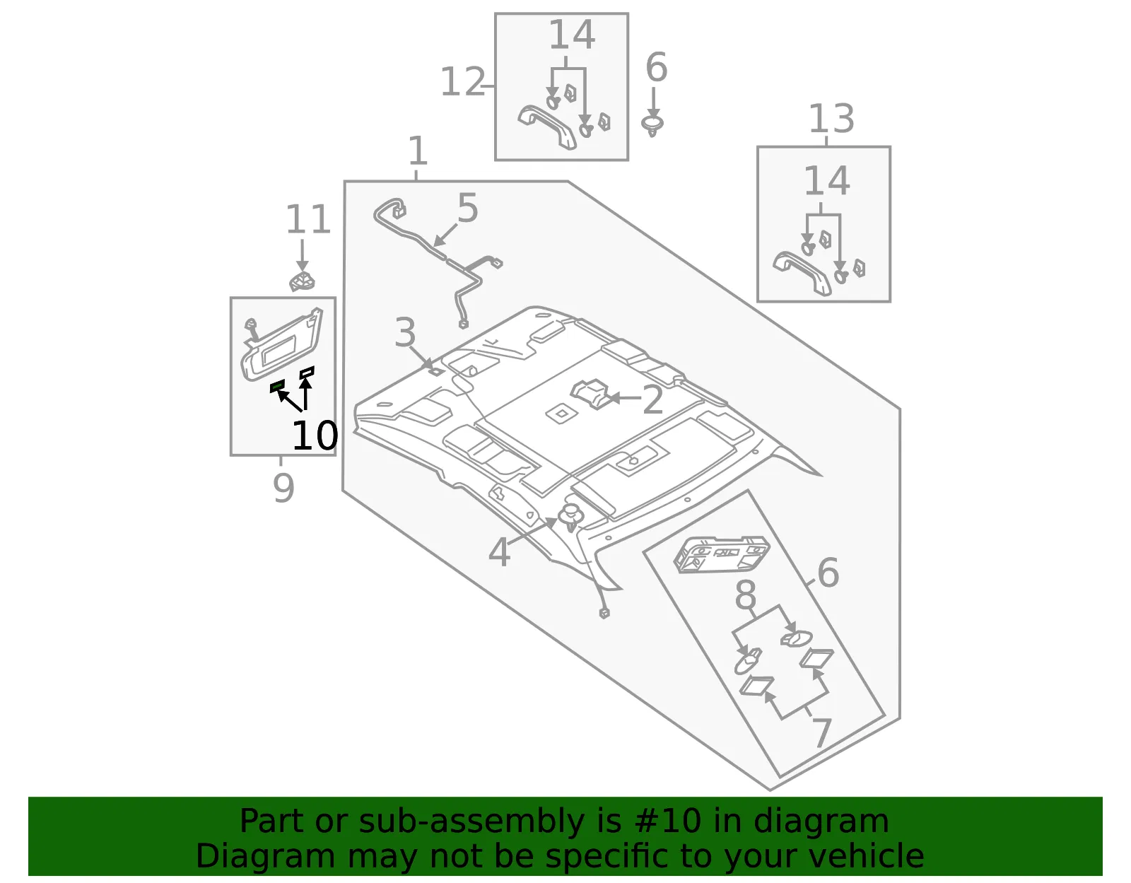 Visor Lamp Bulb - Mazda (gk2e684g3) - view 2