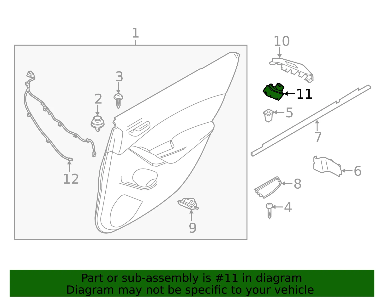 Door Window Switch - Mazda (glf266380a) - view 2