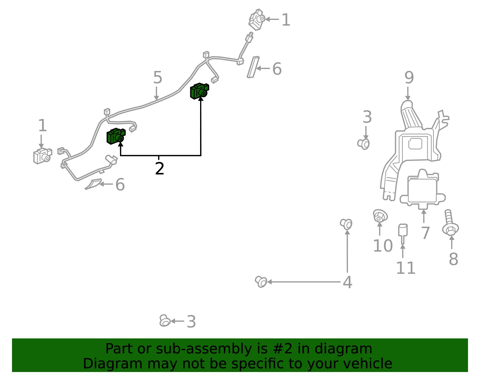 Sensor - Mazda (gmk667uc151) - view 2