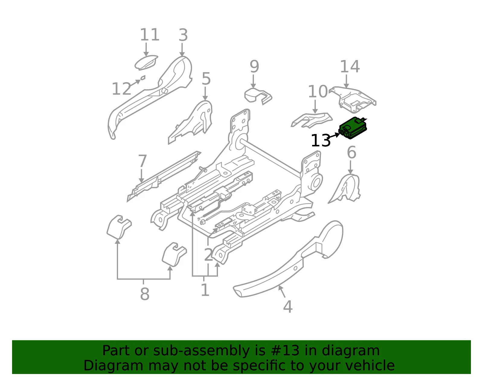 Air Bag Control Module - Mazda (gn3a67sw0) - view 2