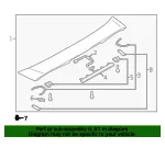 Stop Lamp Screw - Mazda (gn9051969a) - view 4