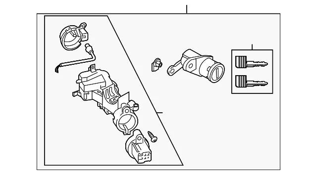 Ignition Lock Assembly - Mazda (gp9b09010c)