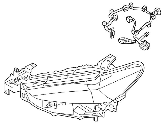 Composite Headlamp - Mazda (grf851041b)