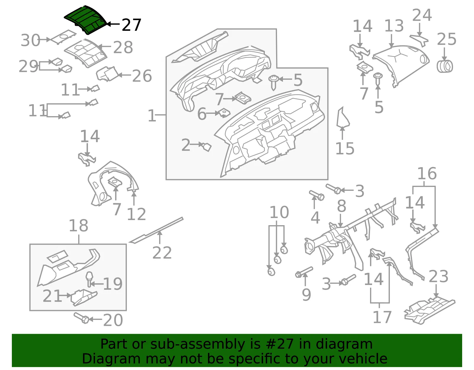 Switch Panel - Mazda (gs3l55311e02) - view 2