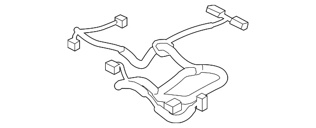 Power Seat Wiring Harness - Mazda (gs3l881h9)