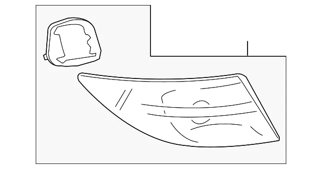 Tail Light Housing - Mazda (gs3m51170e)
