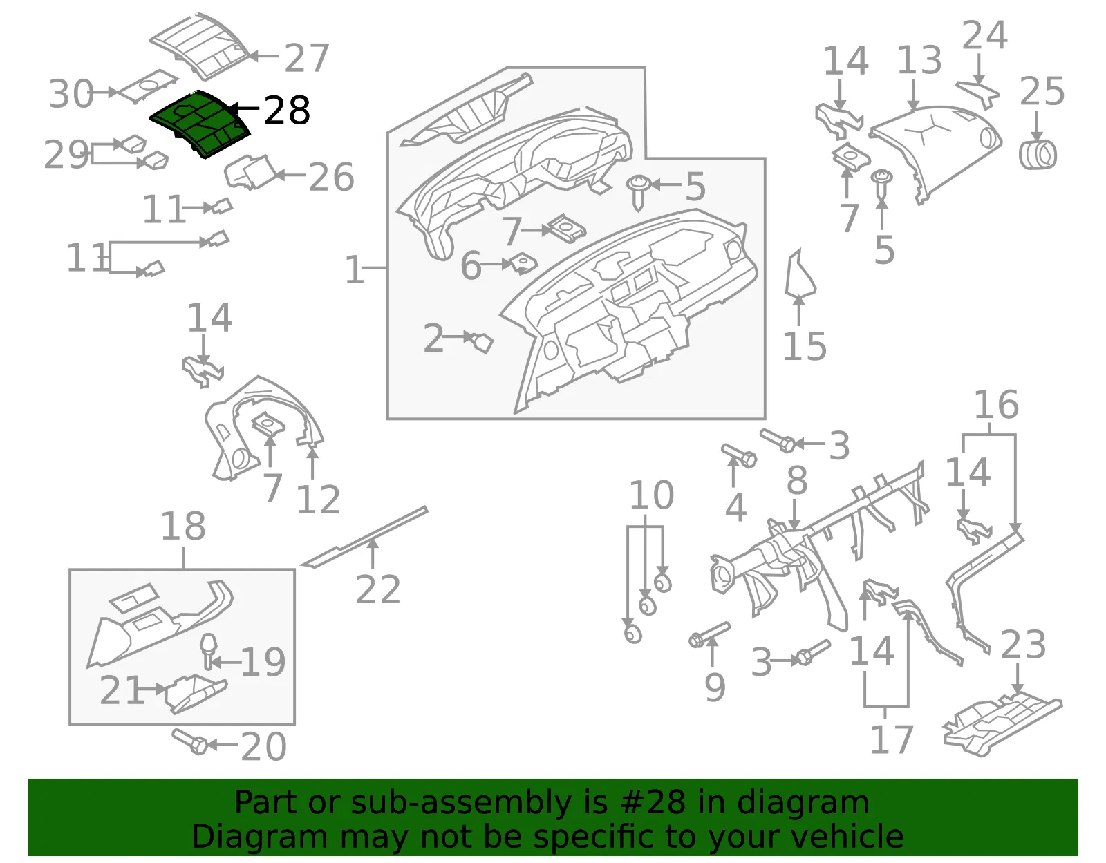 Switch Panel - Mazda (gs3m55311e02) - view 2