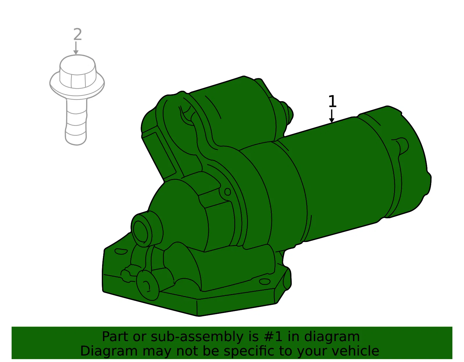 Starter - Mazda (gy0118400r) - view 2