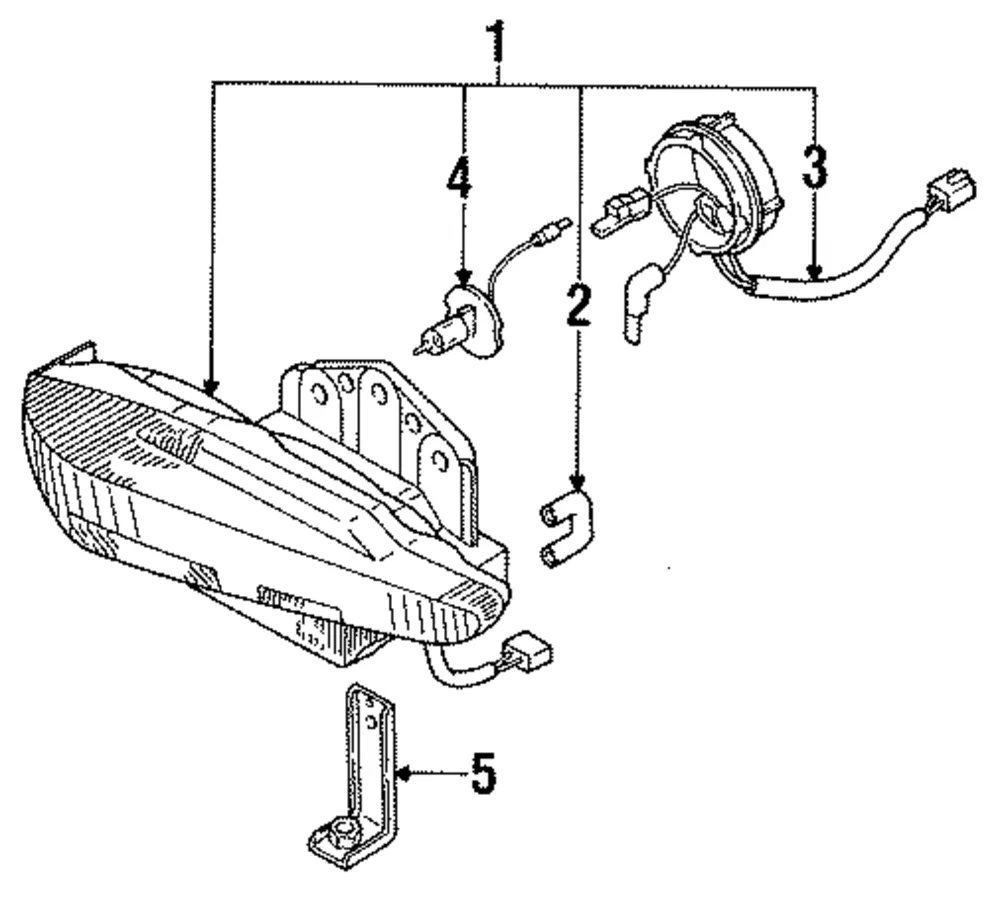 Fog Lamp Assembly - Mazda (hg3051690a)