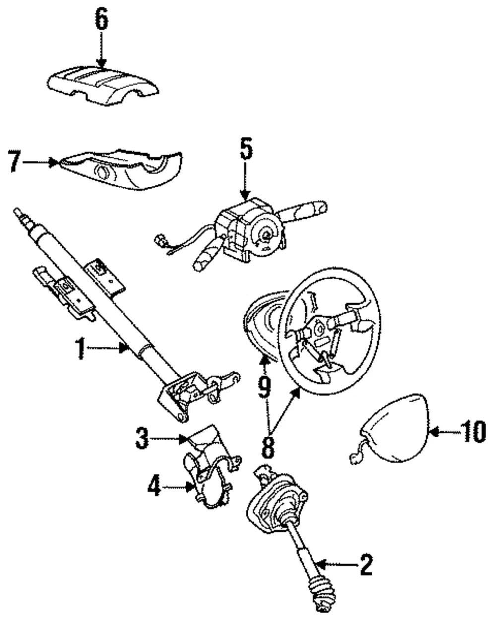 Headlamp Dimmer Switch - Mazda (hg3066120a)
