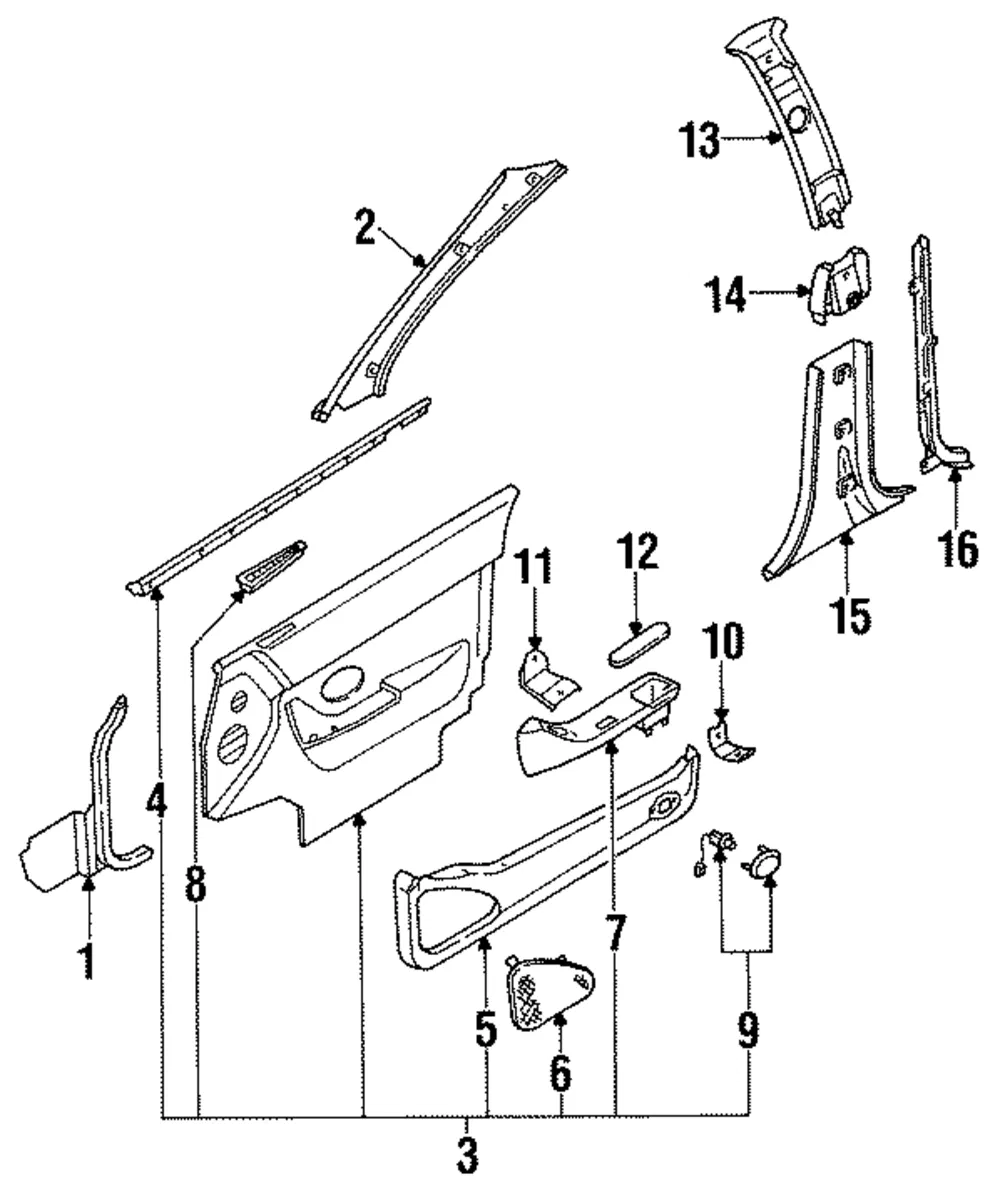 Switch Panel - Mazda (hg30684l6b29)