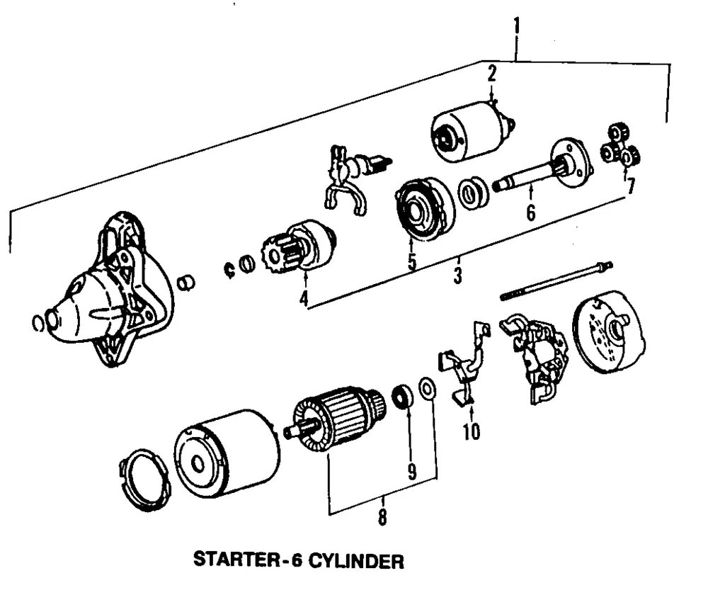 Starter - Mazda (je1618400r00)