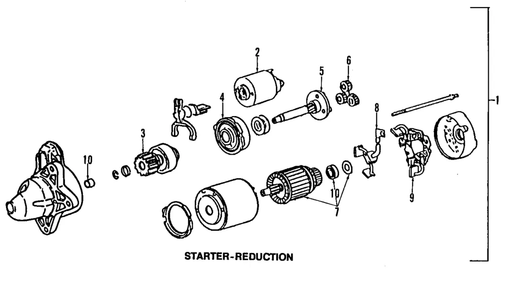 Starter - Mazda (je4818400r00)