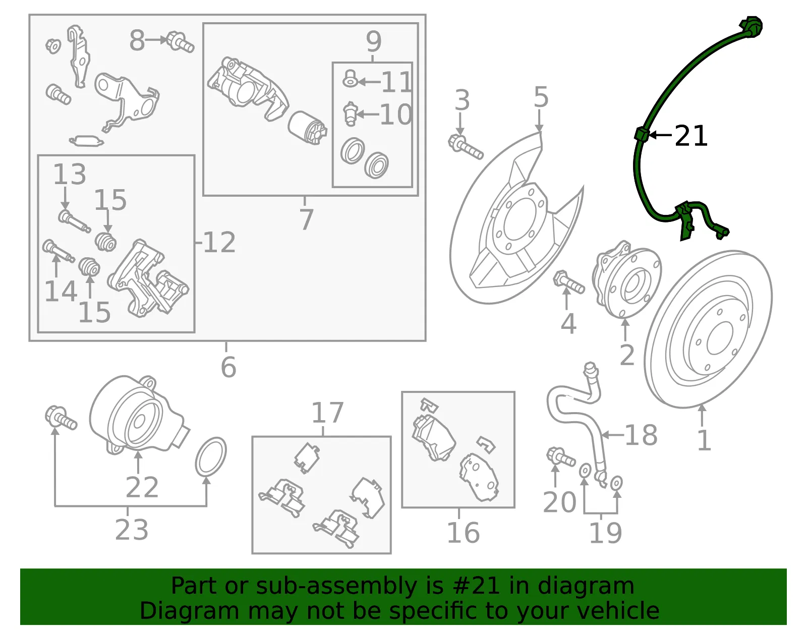 ABS Sensor - Mazda (k0114371ya) - view 2