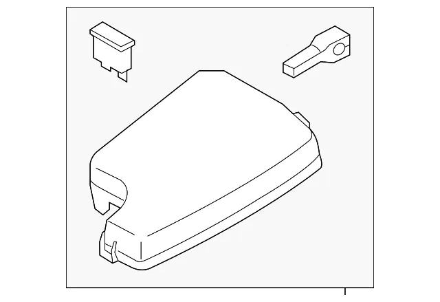 Fuse And Relay Center Cover - Mazda (k1236676yb)