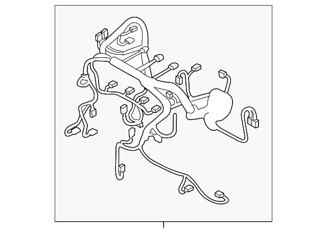 Engine Wiring Harness - Mazda (kb8c67020)