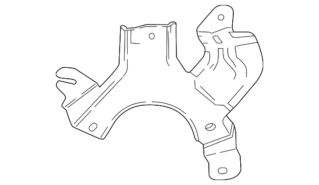 Blind Spot Detection System Warning Sensor Bracket - Mazda (kb8d67zp1a)