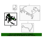 Engine Wiring Harness - Mazda (kc9e67020b) - view 4