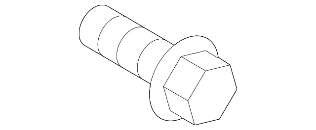 Air Bag Impact Sensor Bolt - Mazda (kd3557811)