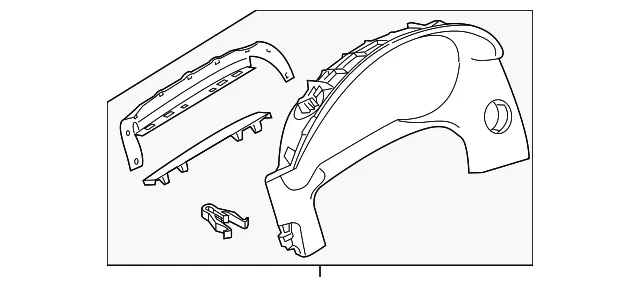Cluster Bezel - Mazda (kd4555420c02)