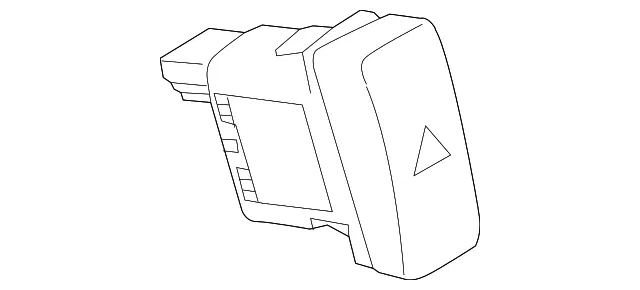 Hazard Switch - Mazda (kd45664h0)