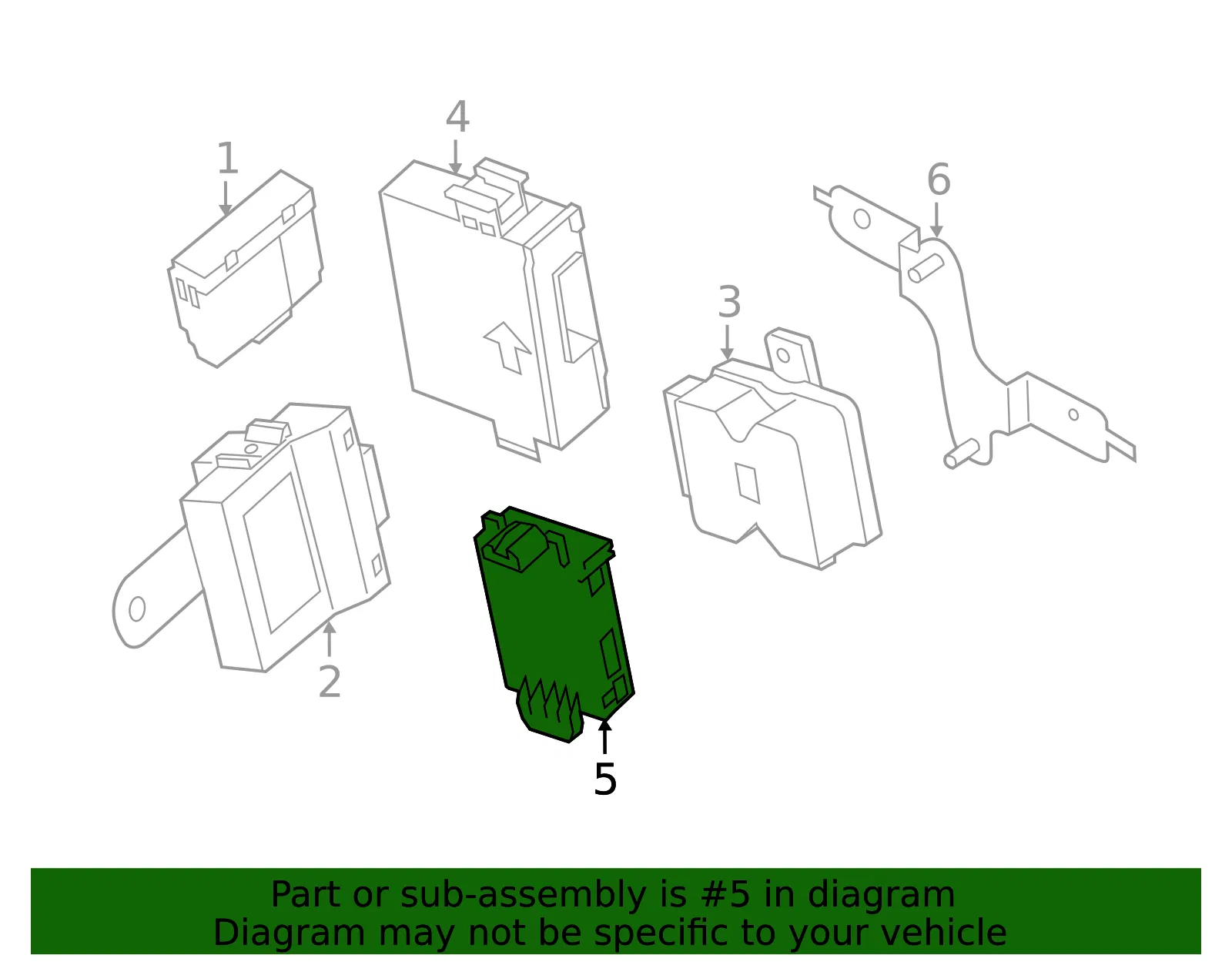 Body Control Module - Mazda (kd45675y0g) - view 2