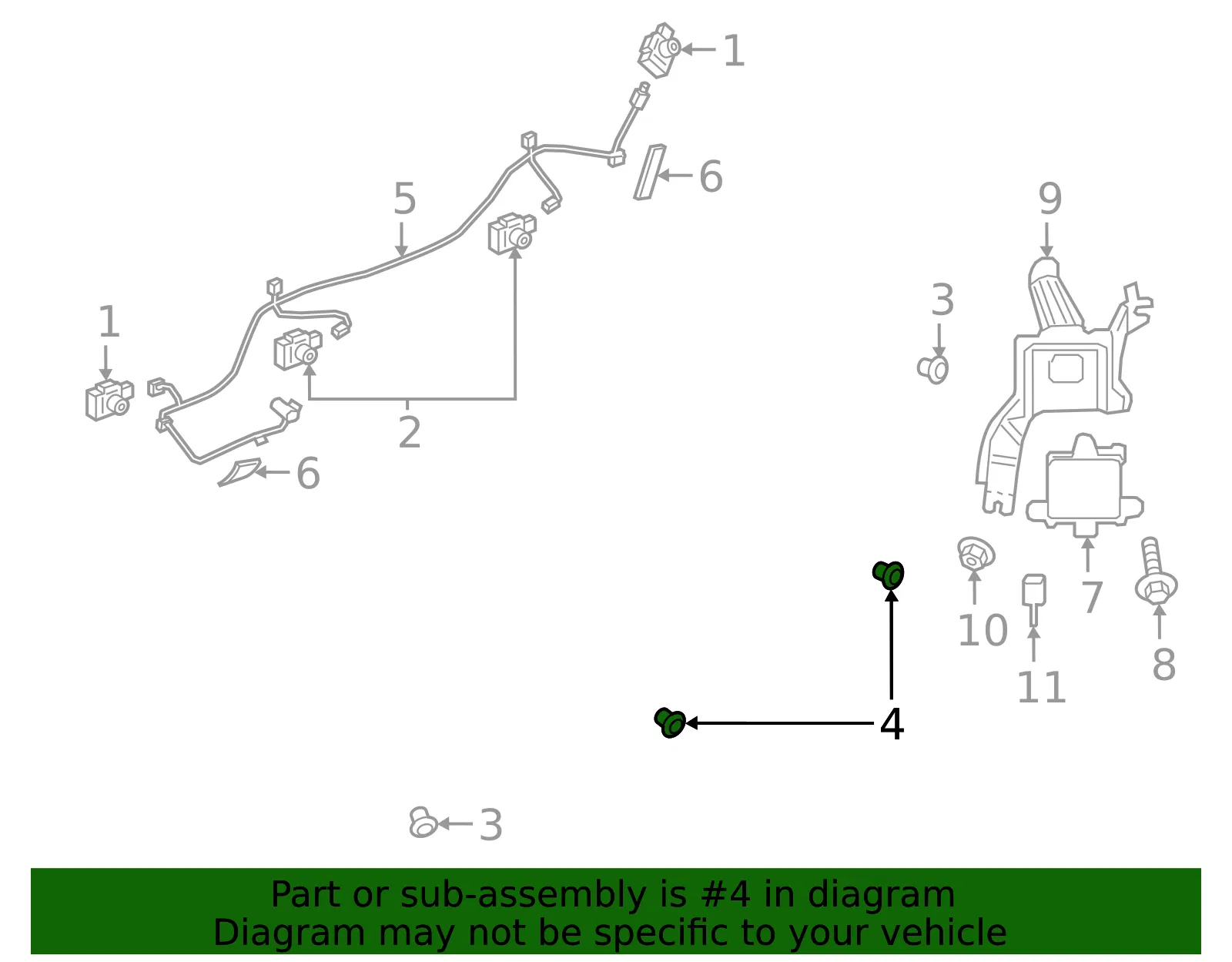 Parking Aid Sensor Housing - Mazda (kd4567uc5a51) - view 2