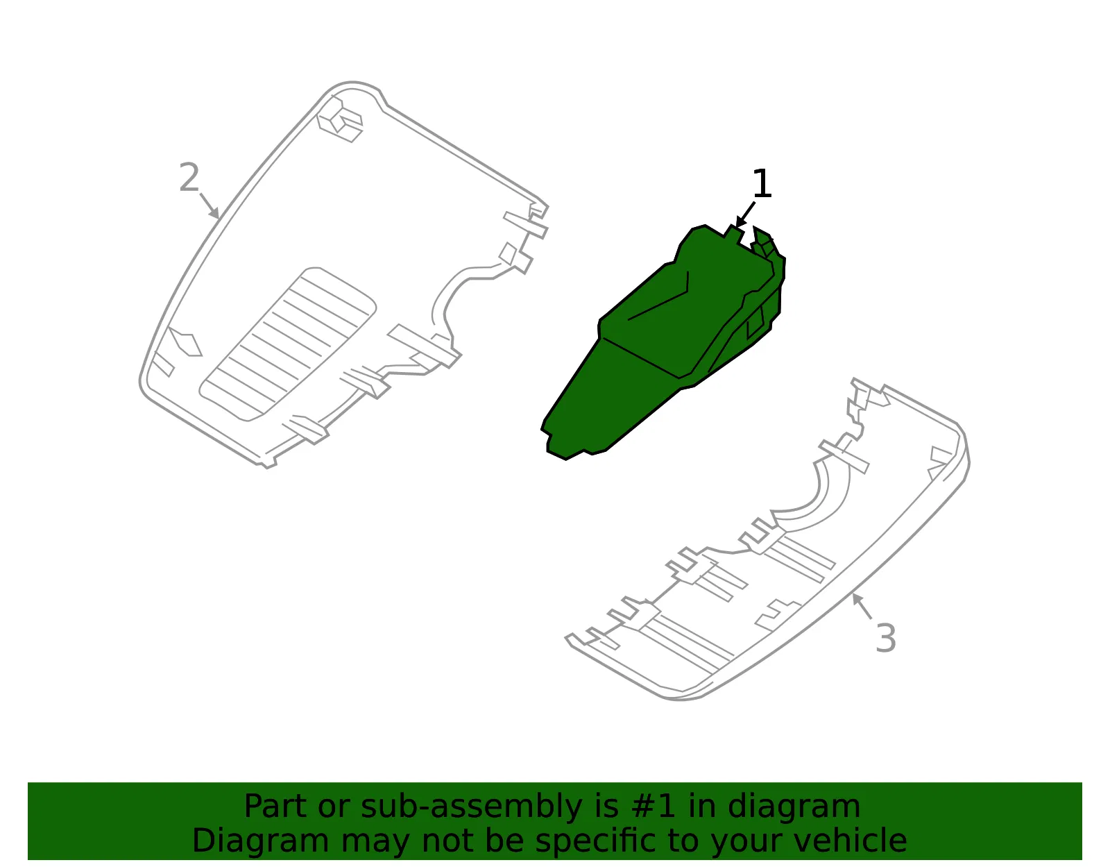 Collision Warning Sensor - Mazda (kd4567xd0) - view 2